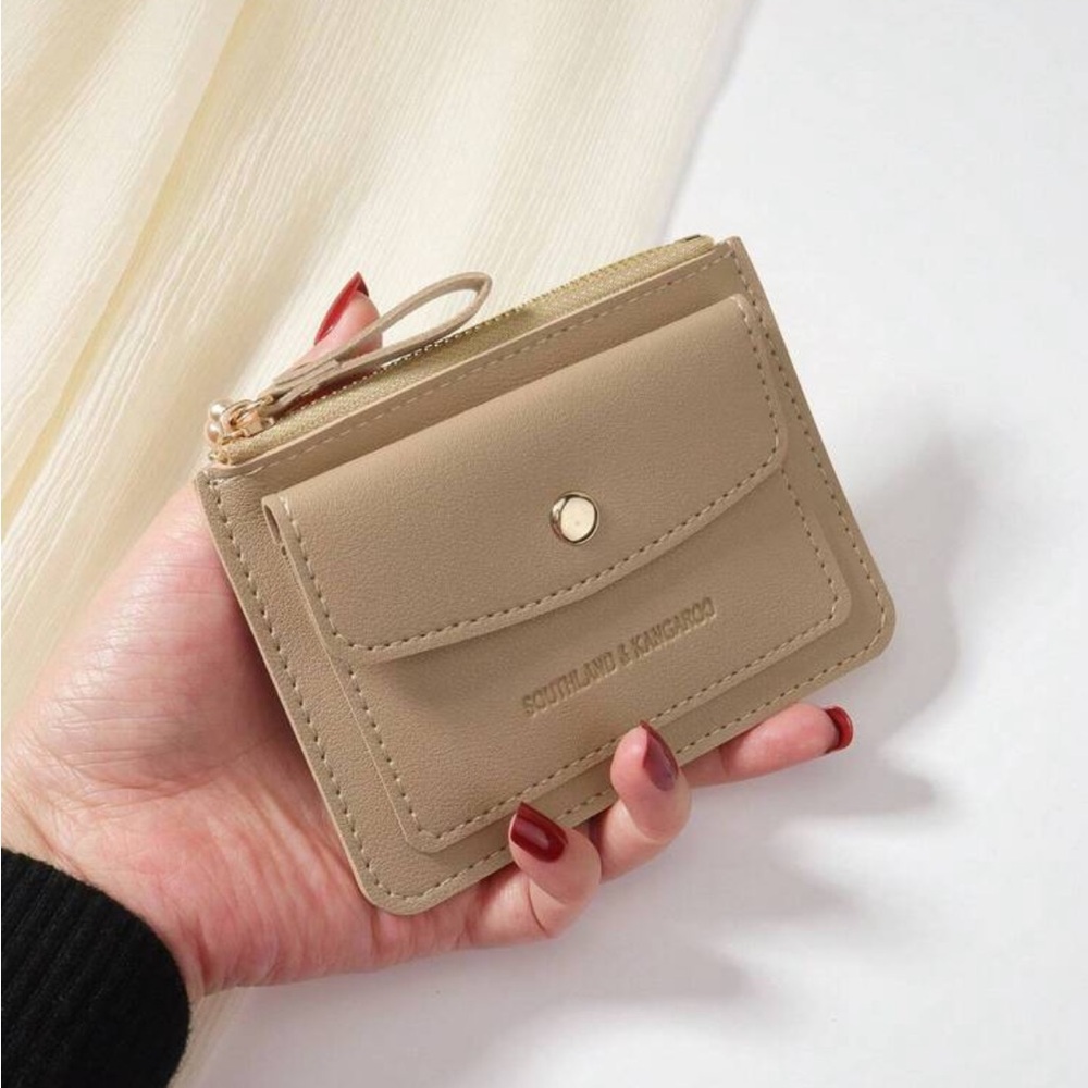 ⚠️Clearance Small Khaki Wallet / Cardholder - Picture 1 of 5